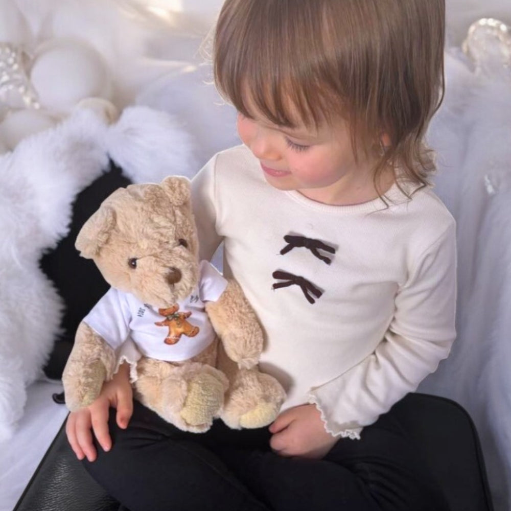 Personalised Teddy Bear with Little Sister T-Shirt