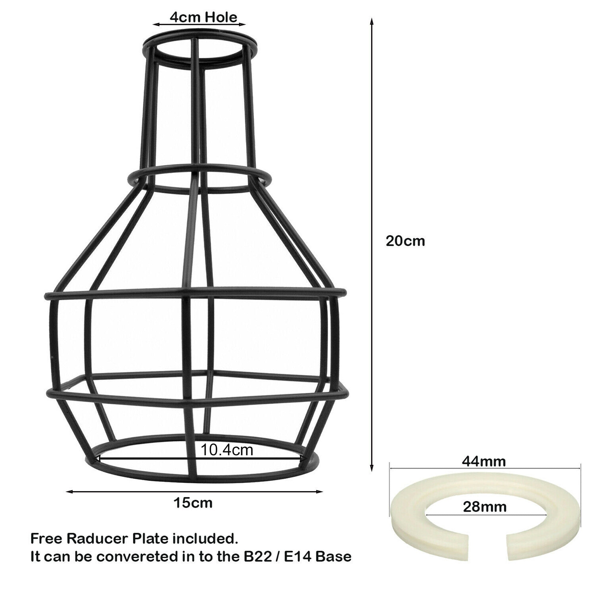 Vintage Style Lampshade Nest Industrial Light Black~2845