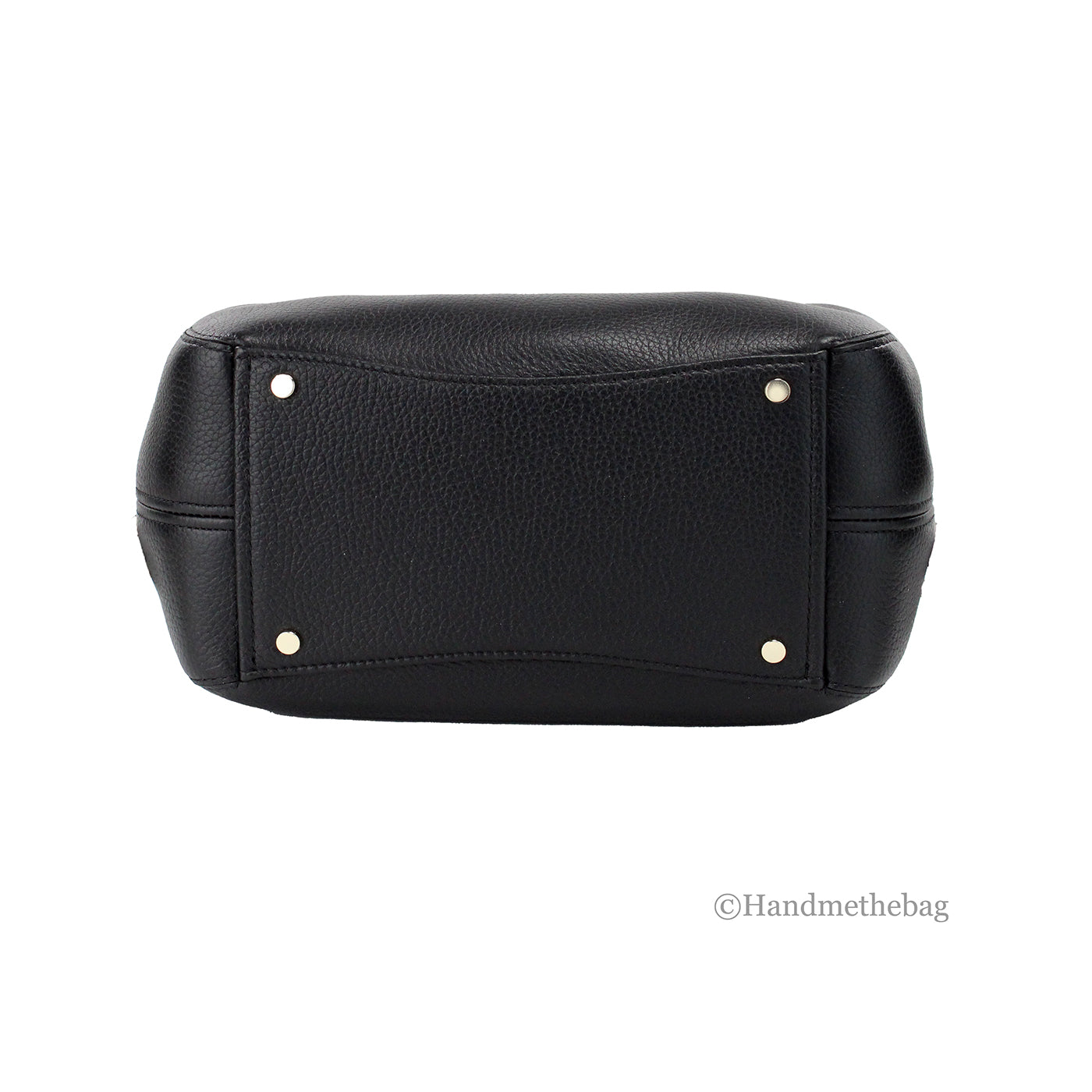 Kate Spade Dumpling Small Black Leather Satchel Crossbody Bag